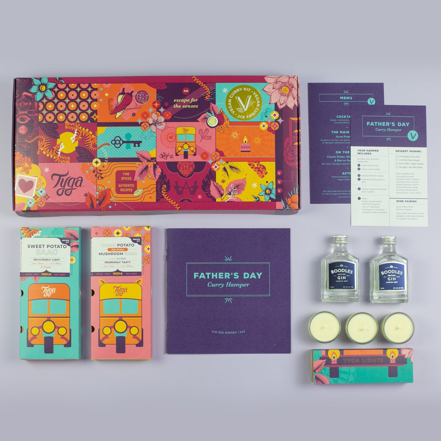 Vegan Father's Day Curry & Gin Hamper
