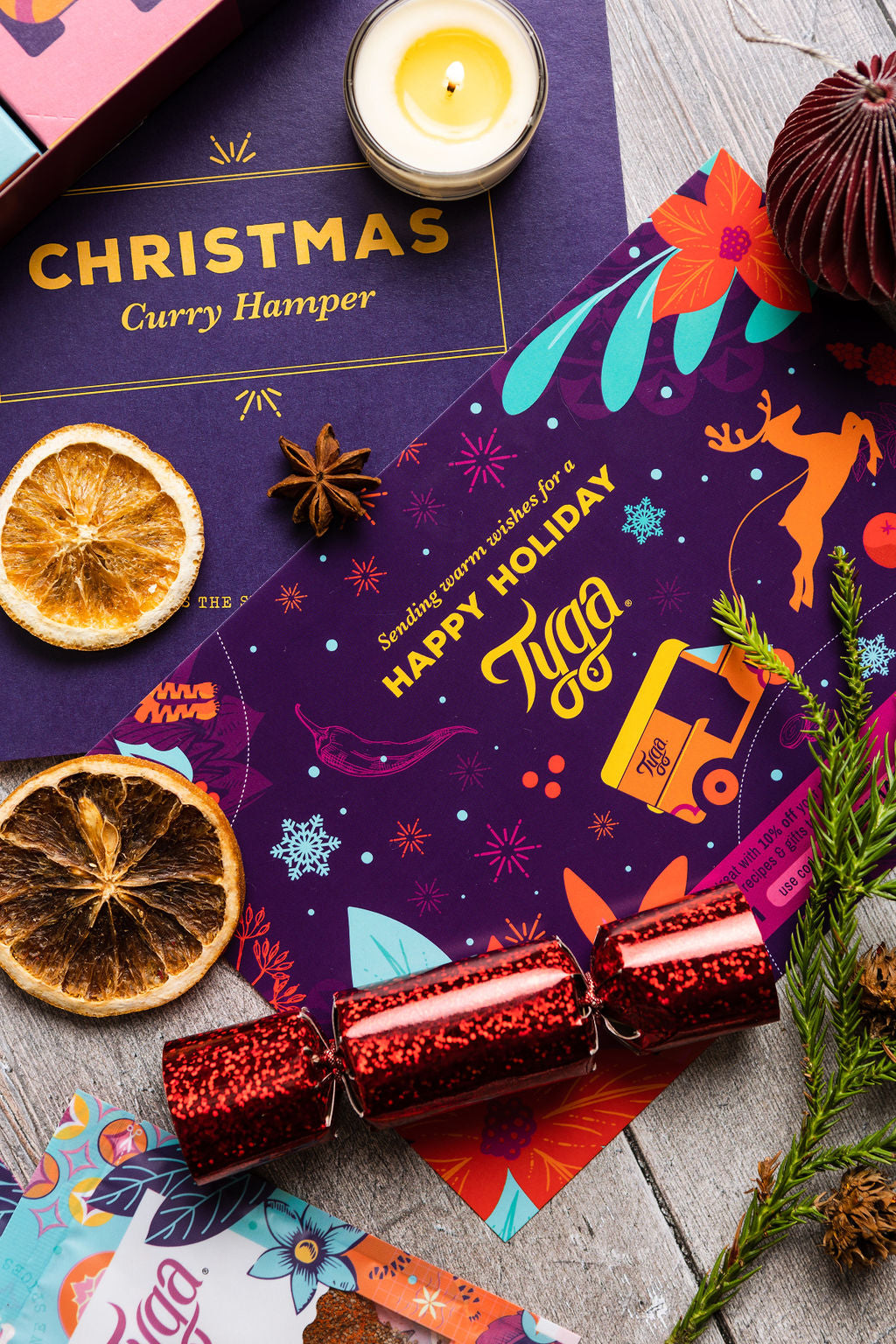 Vegan Christmas Curry And Gin Hamper