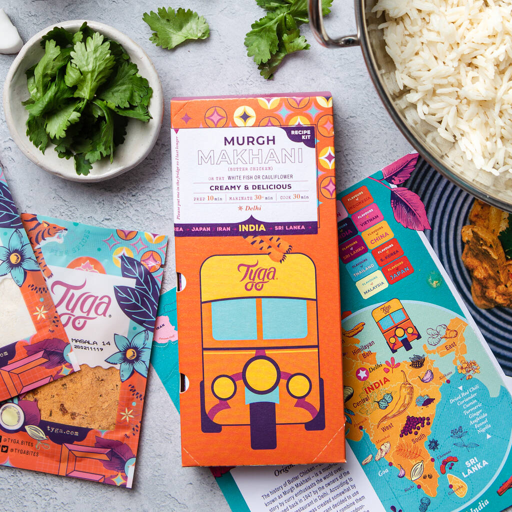 Christmas Indian Recipe And Gin Hamper Gift