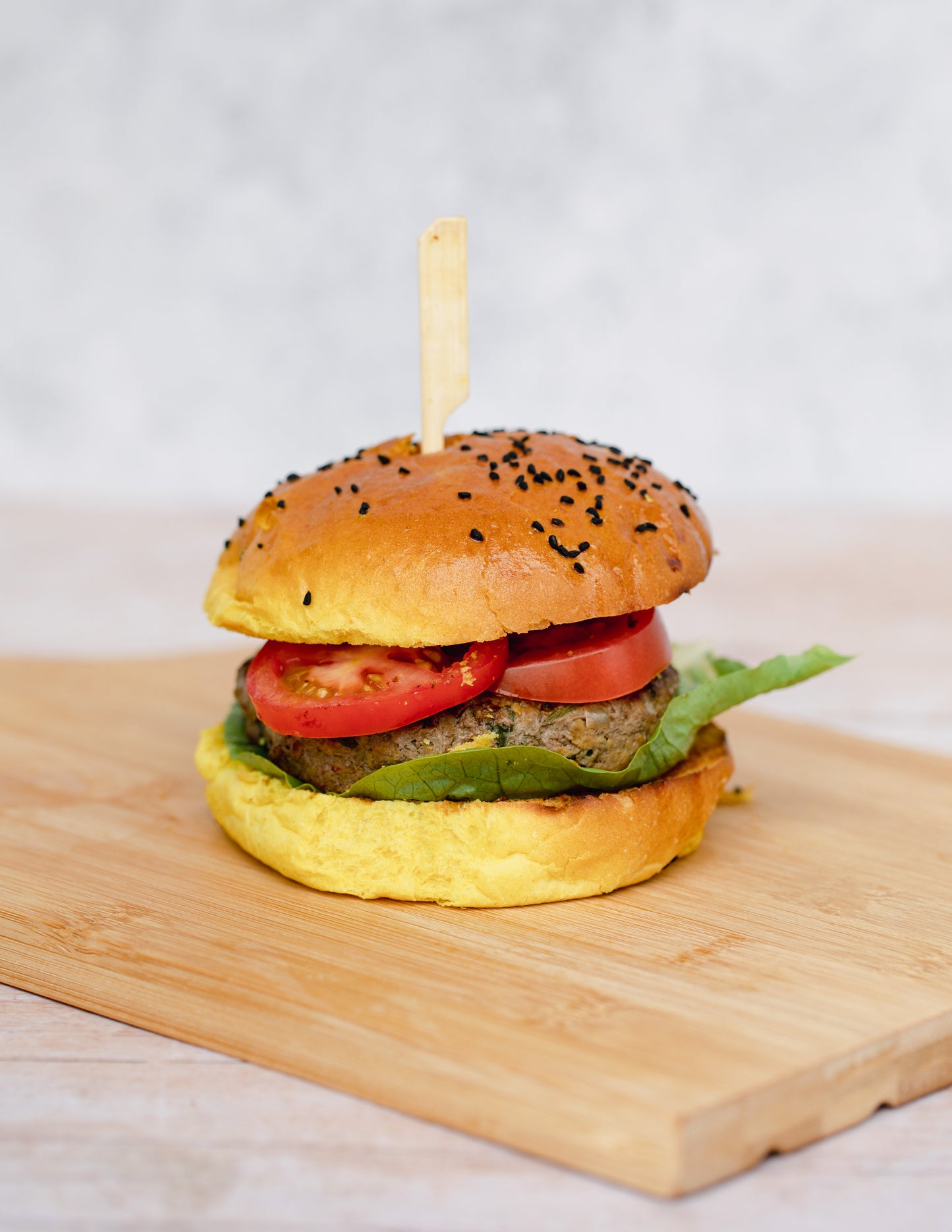 Bombay Burger & Tomato Chutney