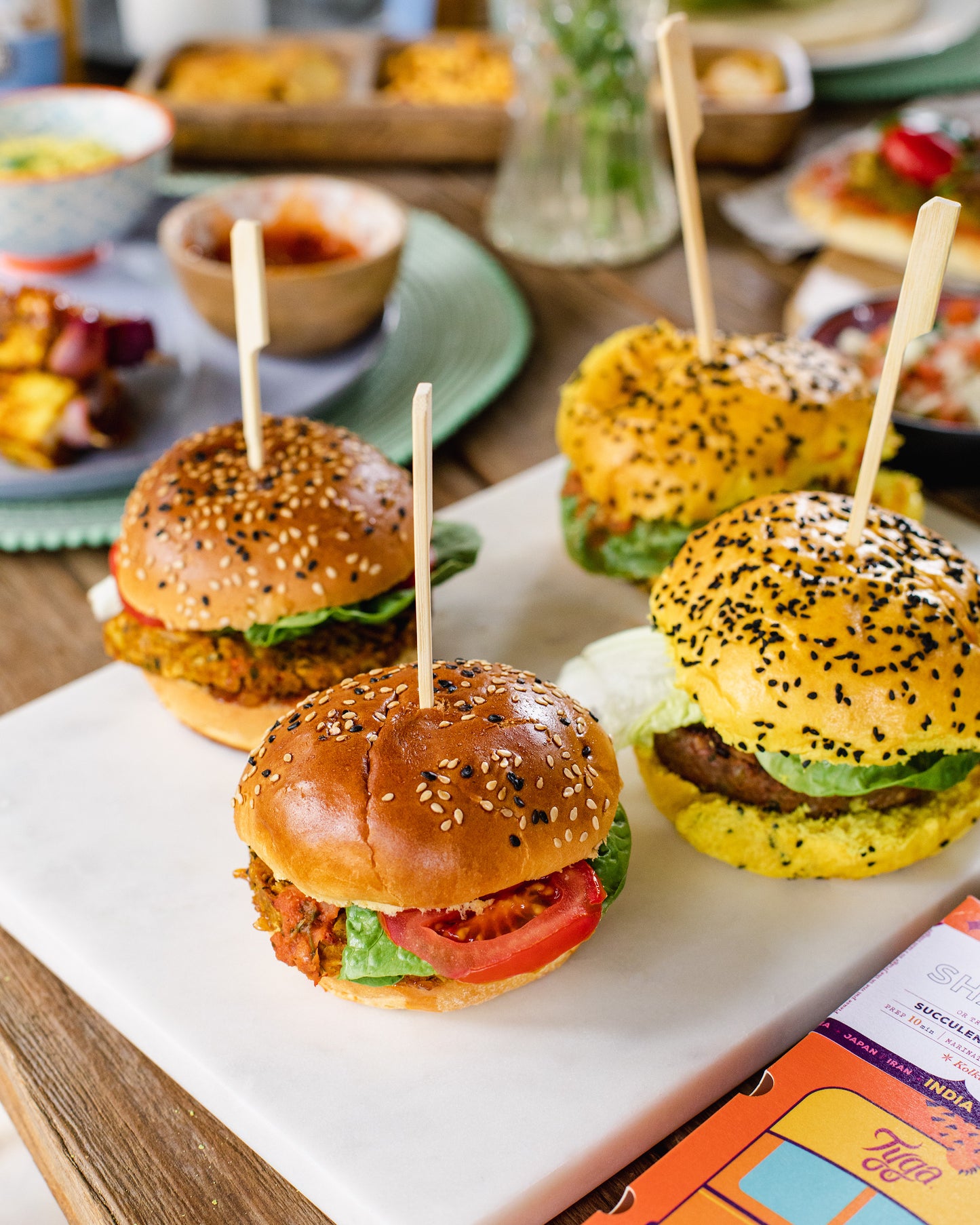 Bombay Burger & Tomato Chutney