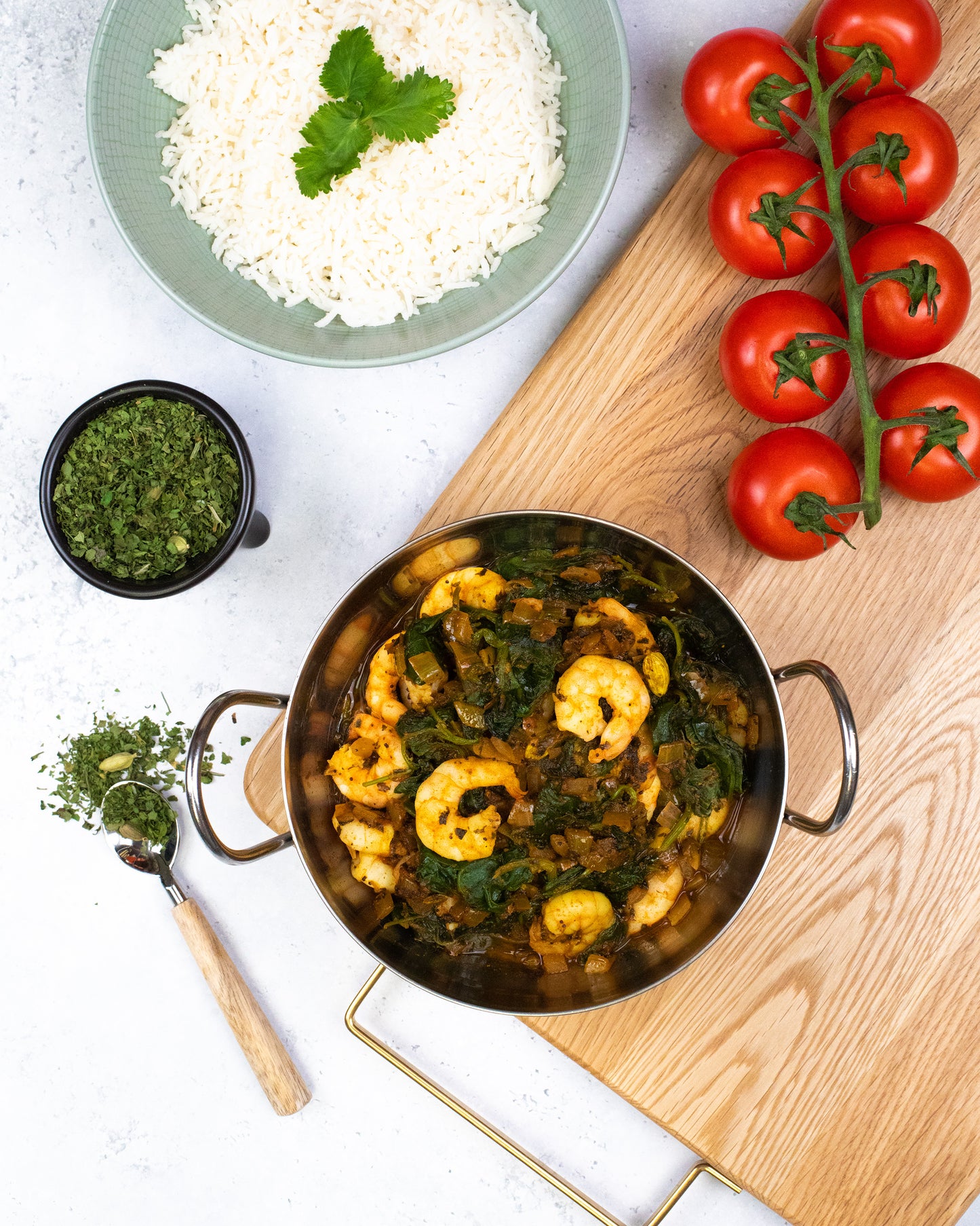 Prawn Saag