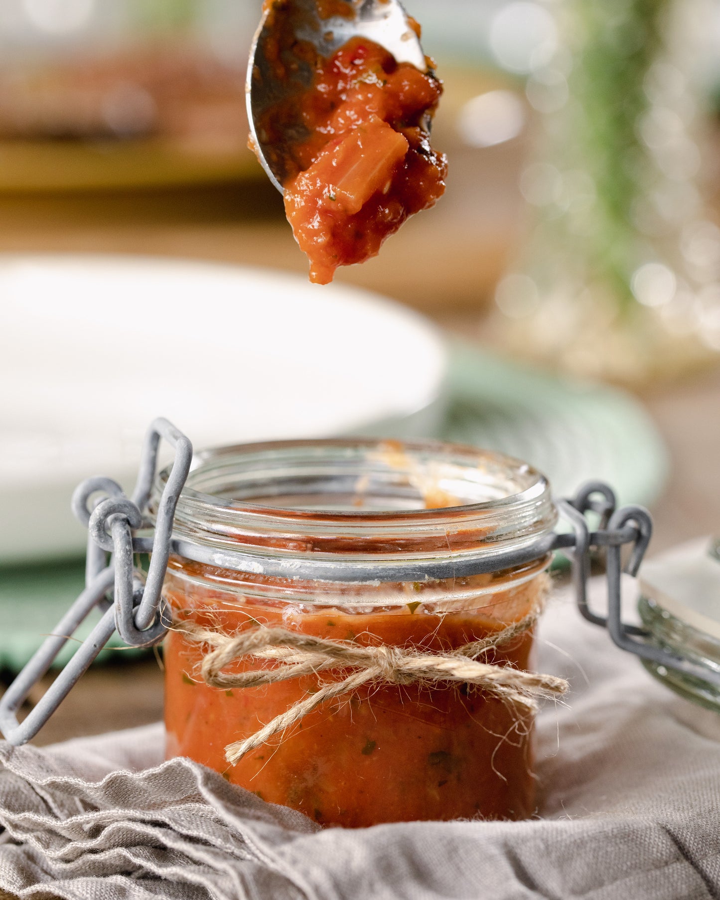 Bombay Burger & Tomato Chutney