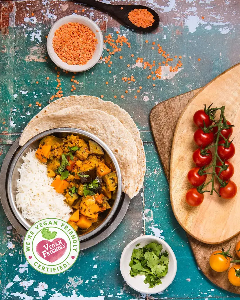 Aubergine & Butternut Squash Dhansak