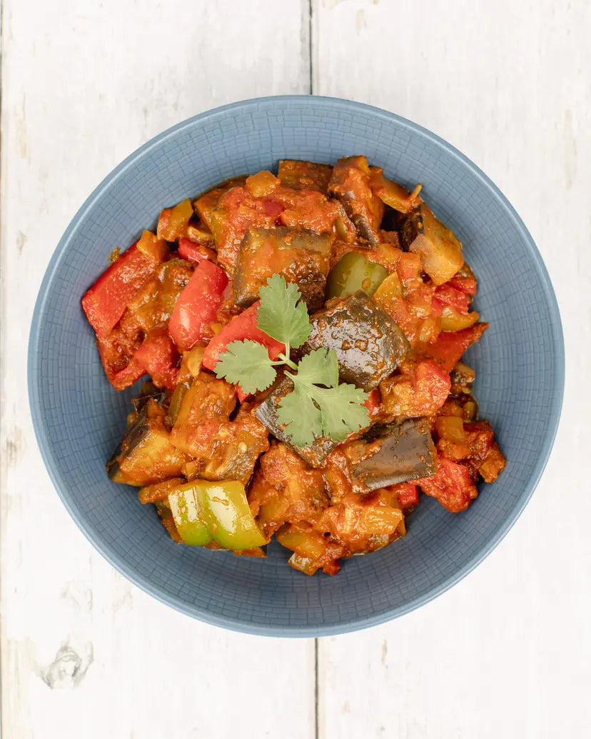 Vegan Aubergine Jalfrezi