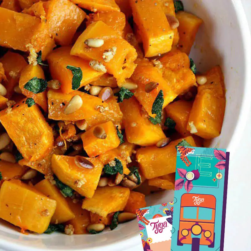 Chana Saag Aloo & Pumpkin & Carrot Cumin Glaze