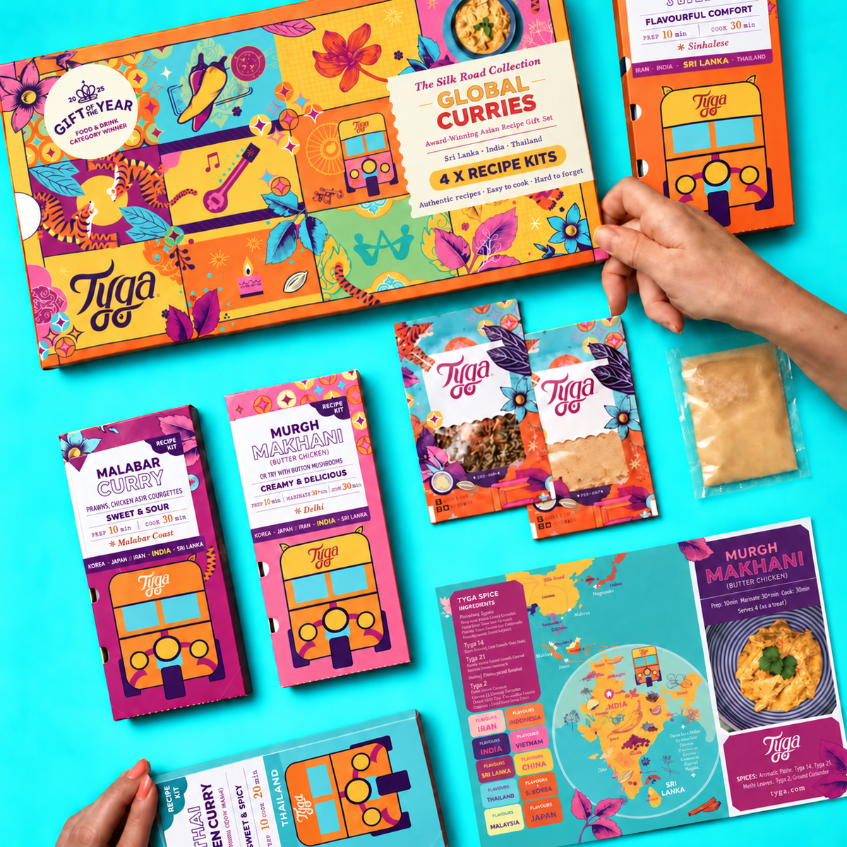 Award Winning Global Curries Recipe Kit Gift Set