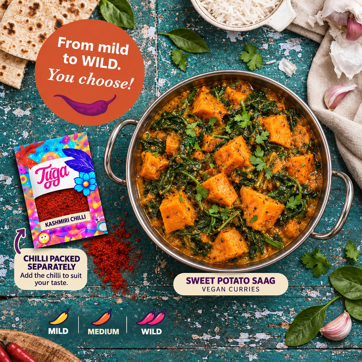 Award Winning Vegan Curry Recipe Kit Gift Set