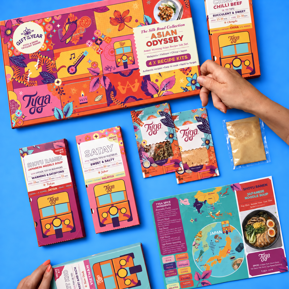 Award Winning Asian Odyssey Recipe Kit Gift Set