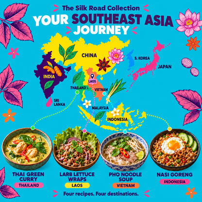 Award Winning South East Asia Recipe Kit Gift Set