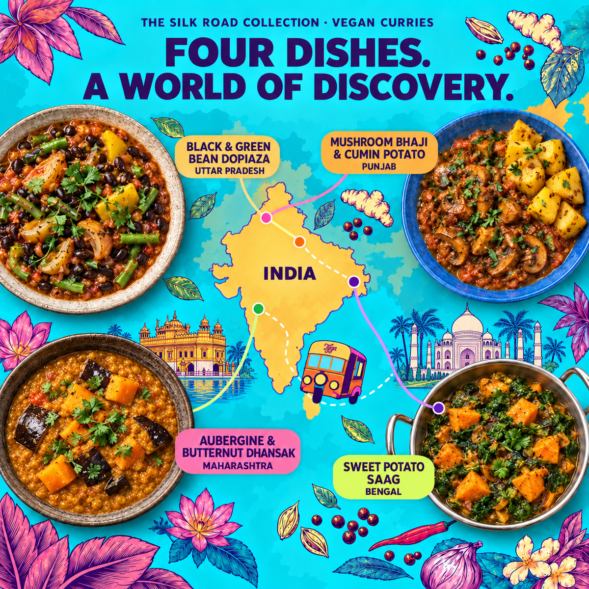 Award Winning Vegan Curry Recipe Kit Gift Set