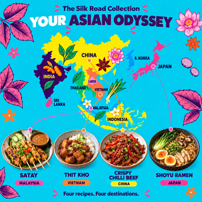 Award Winning Asian Odyssey Recipe Kit Gift Set