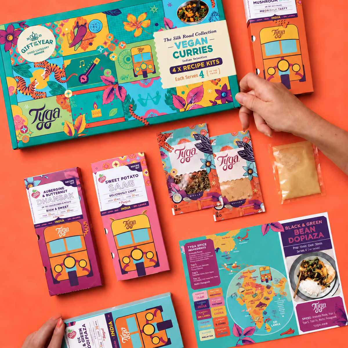 Award Winning Vegan Curry Recipe Kit Gift Set