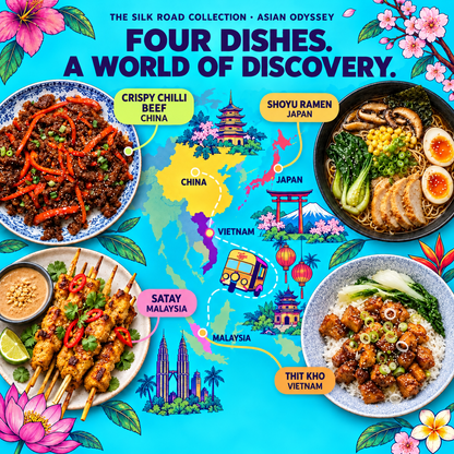 Award Winning Asian Odyssey Recipe Kit Gift Set