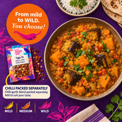 Aubergine & Butternut Squash Dhansak