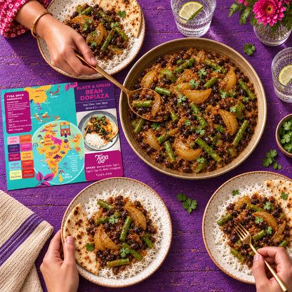 Black & Green Bean Dopiaza