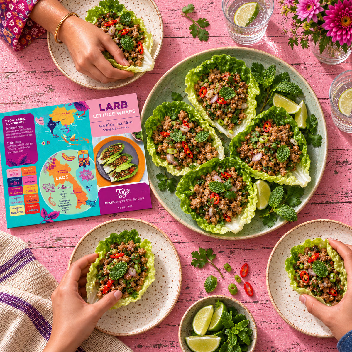 Larb Lettuce Wraps